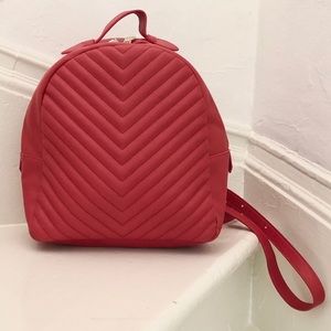 NWT Steve Madden backpack in red faux leather